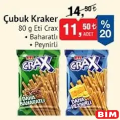 ETİ CRAX ÇUBUK KRAKER 80 G